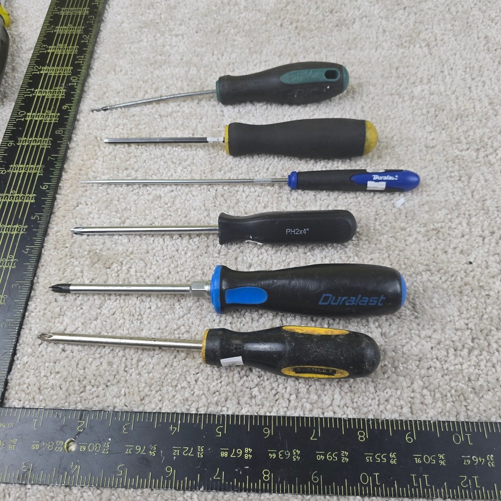 Duralast Stanley Pittsburgh Screwdriver Set Mixed Multi-Color 6 Piece Hand Tools